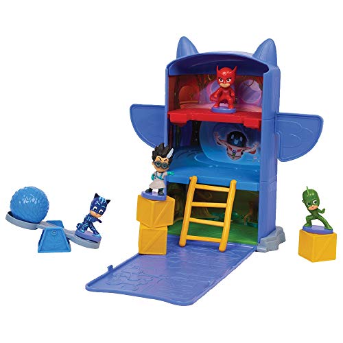 Juegos PJ Masks Playset Quartier General abatible con Minifiguras y Accesorios