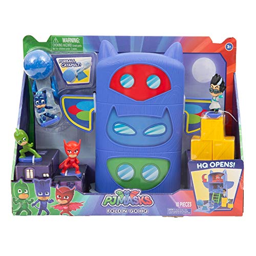 Juegos PJ Masks Playset Quartier General abatible con Minifiguras y Accesorios