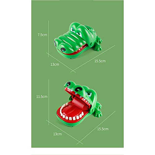 Juguete de los Dientes de cocodrilo Juguete Mordido Toy Toy Kids Classic Dentist Games Fiesta Truco Juego Favores Funny Family Activity Lindos Regalos para niños