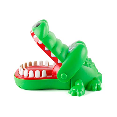 Juguete de los Dientes de cocodrilo Juguete Mordido Toy Toy Kids Classic Dentist Games Fiesta Truco Juego Favores Funny Family Activity Lindos Regalos para niños