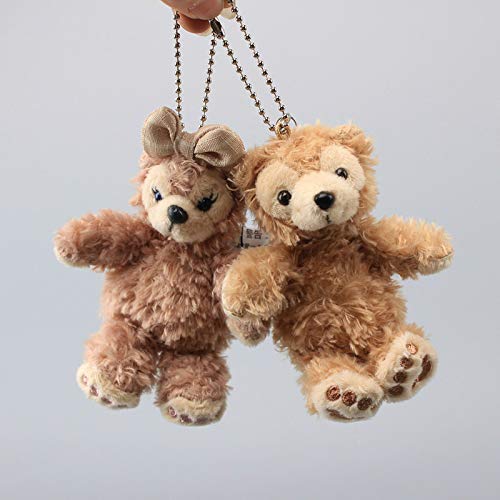 Juguete De Peluche 2 Unids/Set Lindo Duffy Shellie May Llavero De Peluche Suave Muñeco De Peluche Kawaii Mini Juguetes Colgantes para Niños Niñas Regalo 8 Cm