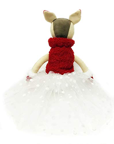 Juguete de Peluche 33 cm Ballet Reno Juguetes Suave Bailarina Ciervo muñeca Princesa Ciervo muñeca Ornamento Juguete para el hogar/Tienda/Oficina maomiao TINGG