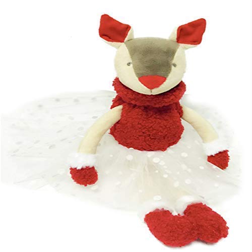 Juguete de Peluche 33 cm Ballet Reno Juguetes Suave Bailarina Ciervo muñeca Princesa Ciervo muñeca Ornamento Juguete para el hogar/Tienda/Oficina maomiao TINGG