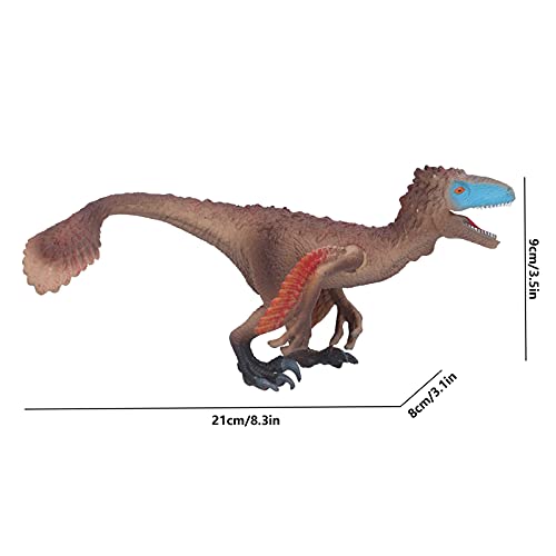 Juguete De Simulación De Dinosaurios, Utahraptor Cultivar La Curiosidad Dinosaurios Modelos De Animales Importancia Educativa Para La Escuela En Casa(Rapaces de Utah)