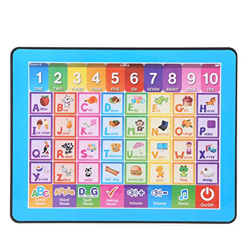 Juguete didáctico Máquina de Aprendizaje, Pantalla táctil Aprendizaje Máquina de inglés Tableta Juguete Educativo temprano Tableta Juguete Niños Niños Bebé Aprendizaje para bebés