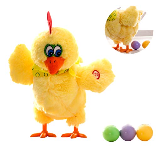 Juguete gallina ponedora huevos,juguete eléctrico gallina poner huevos,juguete eléctrico divertido gallinas ponedora huevos,regalo broma dispositivo antiestrés,juego diversión interiores y exteriores