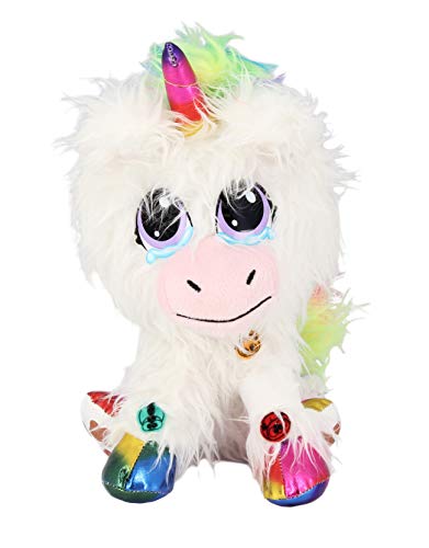 Juguetes de Bauer "Rescue Runts", unicornio (18013): tu nueva mascota para adoptar, cuidar y amar, peluche de color blanco, aprox. 23 cm. , color/modelo surtido