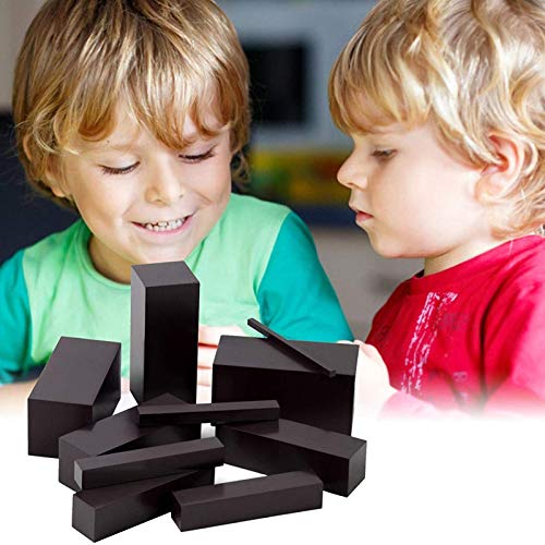 Juguetes de enchufe de apilamiento, 11pcs Bloque de madera Juguetes Montessori Asistencia de enseñanza sensoriales Montessori Educación temprana Juguetes Mejorar la cognición de la visión y el tamaño