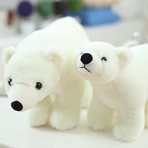 Juguetes de Peluche, Lindos, acostados, Osos Polares, muñecas de Peluche Suave, muñecas de Oso Blanco, muñecas Grandes, Regalos de cumpleaños para niñas