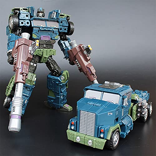 Juguetes de Transformadores, Jinbao De Gran Tamaño 4 3CM Transformers Toys Bruticus Transformación Cool Anime 5 En 1 Figura De Acción Robot Car Depósito Militar Modelo De Tanque De Juguetes Regalos ,R