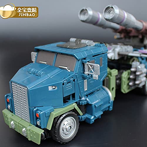 Juguetes de Transformadores, Jinbao De Gran Tamaño 4 3CM Transformers Toys Bruticus Transformación Cool Anime 5 En 1 Figura De Acción Robot Car Depósito Militar Modelo De Tanque De Juguetes Regalos ,R