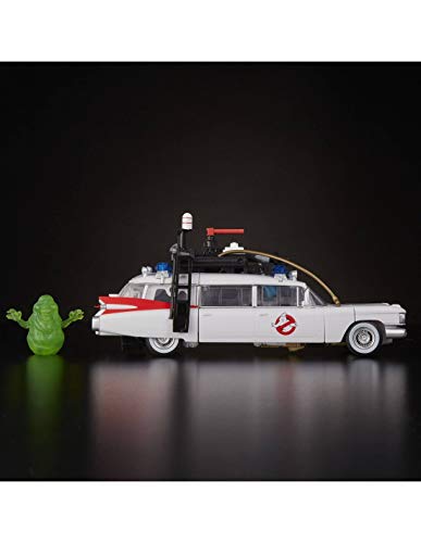 Juguetes Transformers Generations - Transformers Collaborative - Ghostbusters: El Legado - Ecto-1 Ectotron, Figura Convertible de 17,5 cm con Historieta