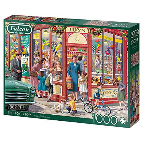 Jumbo- Falcon de Luxe-The Toy Shop 1000 Piece Jigsaw Puzzle Piezas, Multicolor (11284)