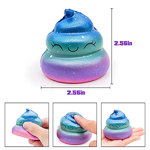 JUNLEE Squishy Juguetes 4pcs, Descompresión Slow Rising Squeeze, Juguetes Antiestrés Kawaii Perfumado Suave Animal Juguetes Compresivos Juegos Regalos para Ninos y Adultos