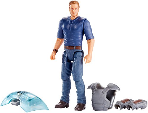 Jurassic World Figura Owen domador de dinosaurios, dinosaurios de juguete (Mattel FMM02)