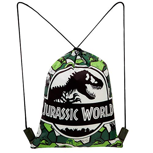 Jurassic World Mochila Niño de Cuerdas, Mochila Deporte Saco, Mochila Cuerdas para Gimnasio Viajes Colegio, Regalos para Niños y Adolescentes