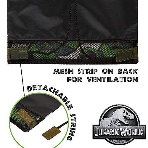 Jurassic World Mochila Niño de Cuerdas, Mochila Deporte Saco, Mochila Cuerdas para Gimnasio Viajes Colegio, Regalos para Niños y Adolescentes