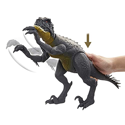 Jurassic World Stinger Corta y Lucha, dinosaurio articulado con movimiento, juguete para niños +4 años (Mattel HCB03)