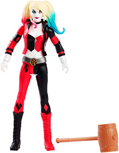 Justice League- Figura Básica 15Cm, Harley Quinn, Multicolor (Mattel FVM83) , color/modelo surtido