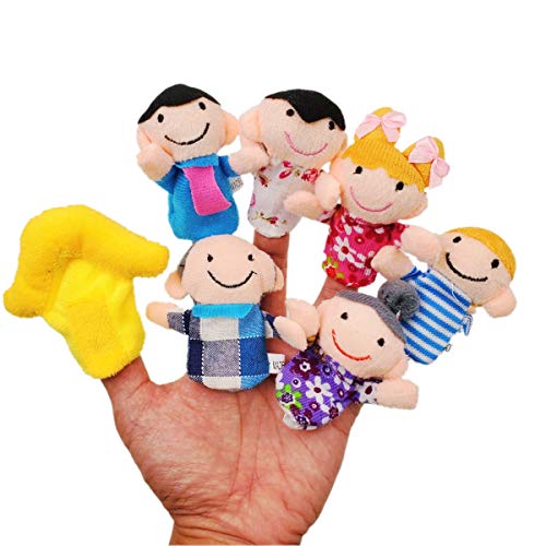 JZK Juguete Marionetas de Mano Animales Marionetas de Dedos pequeños Juguetes Peluche para niños Detalles Fiesta Regalo cumpleaños Rellenos de Bolsas de Fiesta y Calcetines