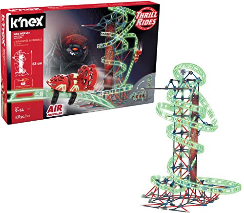 K 'Nex - Thrill Rides - Juego de construcción de montaña Rusa, a Partir de 9 años, Juguete Educativo de construcción, 439 Piezas