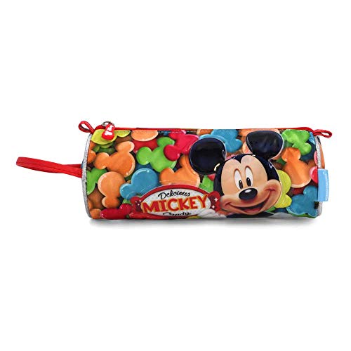 Karactermania 36199 Mickey Mouse Delicious Estuches, 22 cm, Rojo