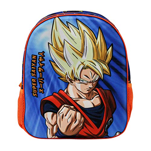 KARACTERMANIA Dragon Ball Supersayan - Mochila 3D (Pequeña) Multicolor