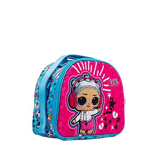 KARACTERMANIA LOL Surprise Beats-Bolsa Portameriendas 3D, Rosa