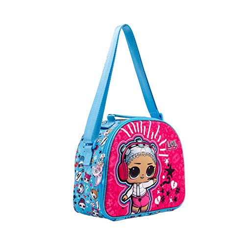 KARACTERMANIA LOL Surprise Beats-Bolsa Portameriendas 3D, Rosa