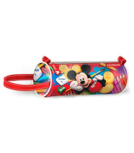 Karactermania Mickey Mouse Crayons Estuches, 22 cm, Rojo