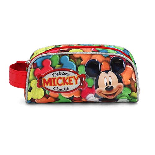 Karactermania Mickey Mouse Delicious Estuches, 20 cm, Rojo