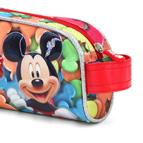 Karactermania Mickey Mouse Delicious Estuches, 20 cm, Rojo