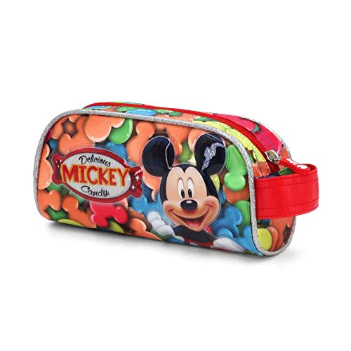 Karactermania Mickey Mouse Delicious Estuches, 20 cm, Rojo