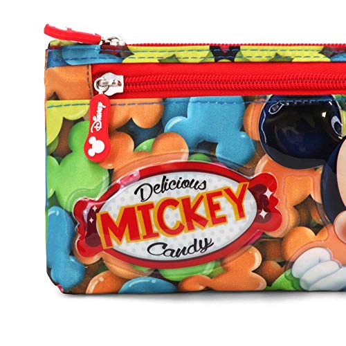 Karactermania Mickey Mouse Delicious Estuches, 22 cm, Rojo