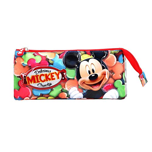 Karactermania Mickey Mouse Delicious Estuches, 24 cm, Rojo