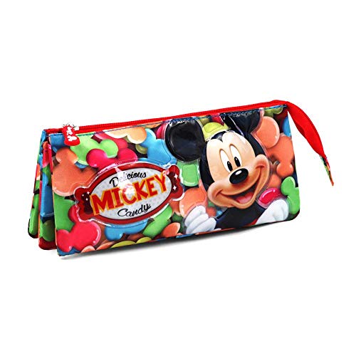 Karactermania Mickey Mouse Delicious Estuches, 24 cm, Rojo