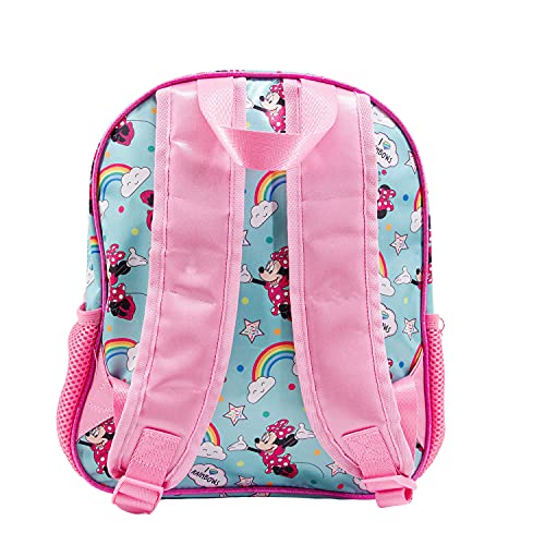 KARACTERMANIA Minnie Mouse Rainbow-Mochila 3D (Pequeña), Multicolor, M