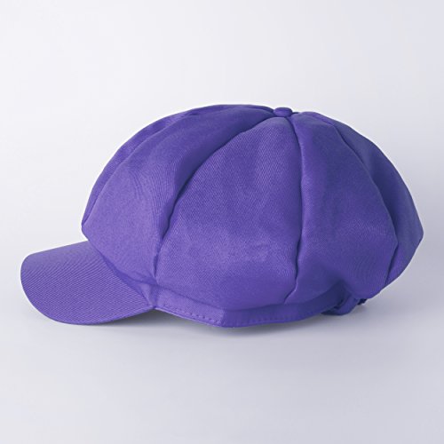 Katara Disfraz de Super Mario Bros. Carnaval, Halloween-Gorra de Waluigi, Niños/Adultos, color violeta (MLILA) , color/modelo surtido