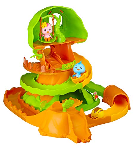 KATURI Juguete Familia Gran casa con árbol multiactividad, pájaro – A Partir de 3 años – Figuras de 6 cm del Dibujo Animado Playset modulable (Auldey EU810520)