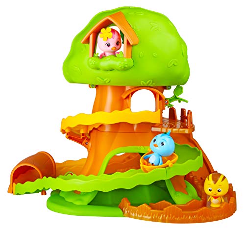 KATURI Juguete Familia Gran casa con árbol multiactividad, pájaro – A Partir de 3 años – Figuras de 6 cm del Dibujo Animado Playset modulable (Auldey EU810520)