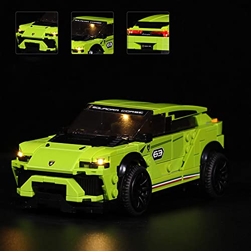 KCGNBQING Kit de iluminación LED para Lego Campeones de Velocidad Lamborghini, Compatible con Lego 76899 Modelo de Bloques de construcción Montaje de Rompecabezas