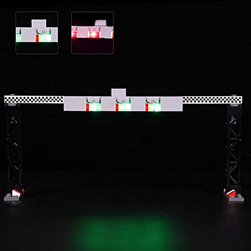 KCGNBQING Kit de iluminación LED para Lego Campeones de Velocidad Lamborghini, Compatible con Lego 76899 Modelo de Bloques de construcción Montaje de Rompecabezas