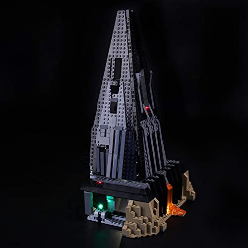 KCGNBQING Kit de iluminación LED para Lego Star Wars Darth Vader's Castle, Compatible con Lego 75251 Modelo de Bloques de construcción Montaje de Rompecabezas