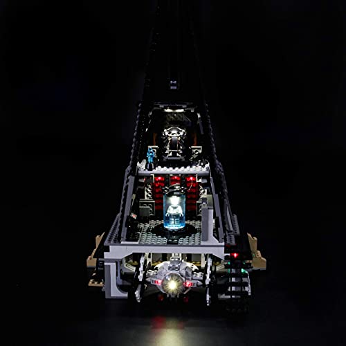 KCGNBQING Kit de iluminación LED para Lego Star Wars Darth Vader's Castle, Compatible con Lego 75251 Modelo de Bloques de construcción Montaje de Rompecabezas