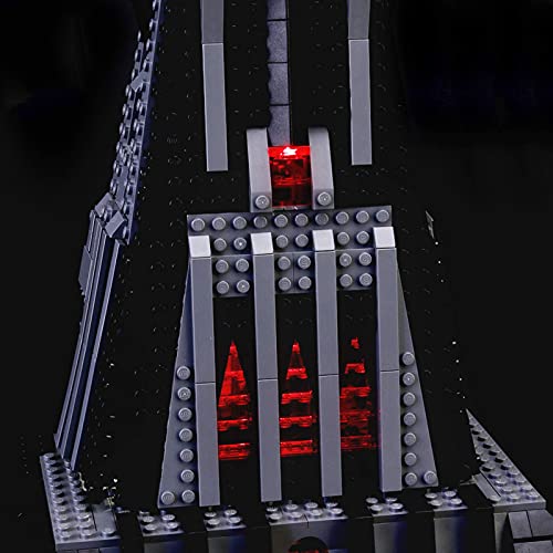 KCGNBQING Kit de iluminación LED para Lego Star Wars Darth Vader's Castle, Compatible con Lego 75251 Modelo de Bloques de construcción Montaje de Rompecabezas