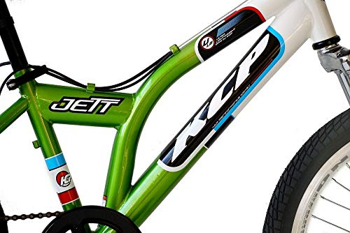 KCP 20" Mountain Bike Kids Jett SF 6 Speed Shimano White Green (wg) - (20 Inch)