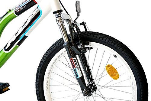 KCP 20" Mountain Bike Kids Jett SF 6 Speed Shimano White Green (wg) - (20 Inch)