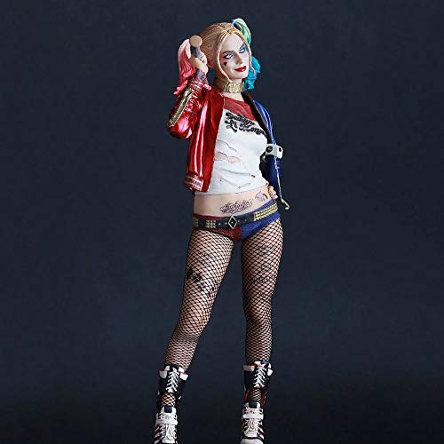 Ker Harley Quinn Joker 12 Pulgadas Animado Modelo Acción De Los Personajes De Dibujos Animados Regalos Figura Movible Hecho A Mano De La Estatua Juguete Animado Decoración Coleccionables 28 CM