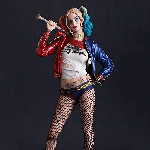 Ker Harley Quinn Joker 12 Pulgadas Animado Modelo Acción De Los Personajes De Dibujos Animados Regalos Figura Movible Hecho A Mano De La Estatua Juguete Animado Decoración Coleccionables 28 CM