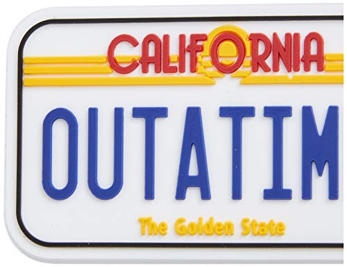 Key chain Back To The Future - Llavero de Goma License Plate